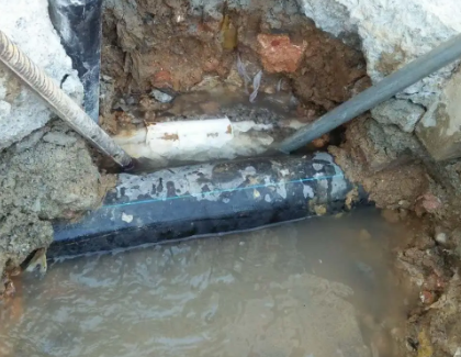 岱山测漏水之水管漏水